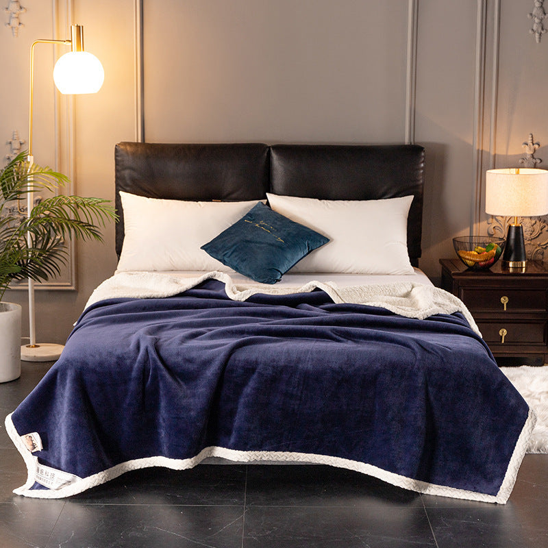 Couverture polaire double, couverture polaire, couverture polaire épaisse