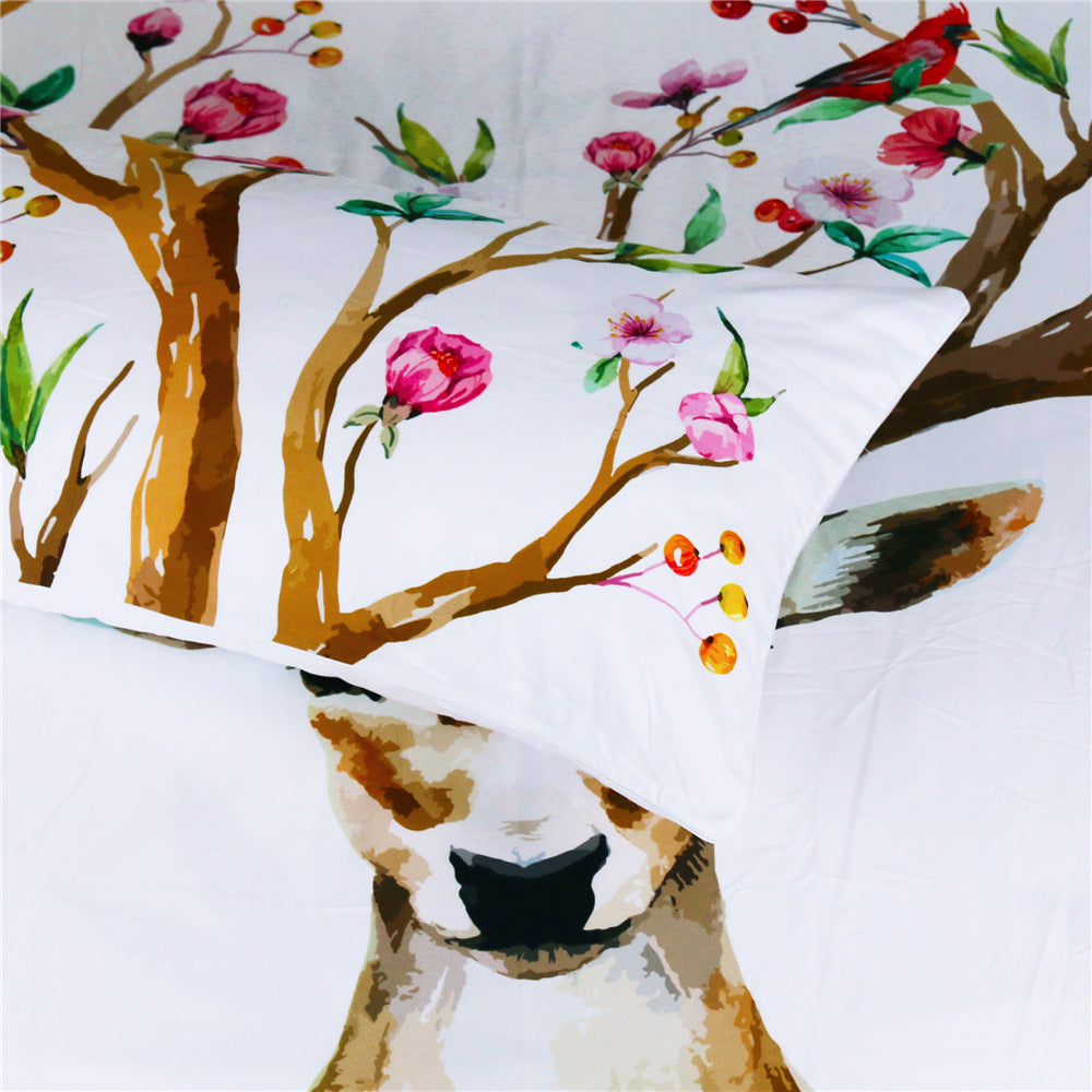 Flowers Antler Sheet Set
