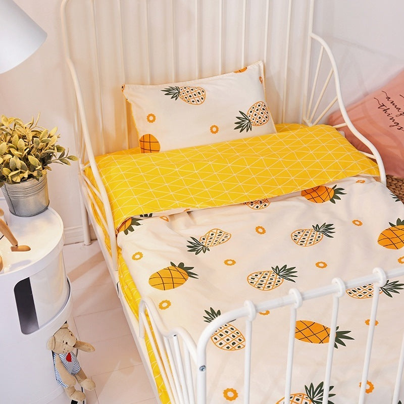Conjunto de tres y seis piezas de algodón de la serie AB para niños de jardín de infantes