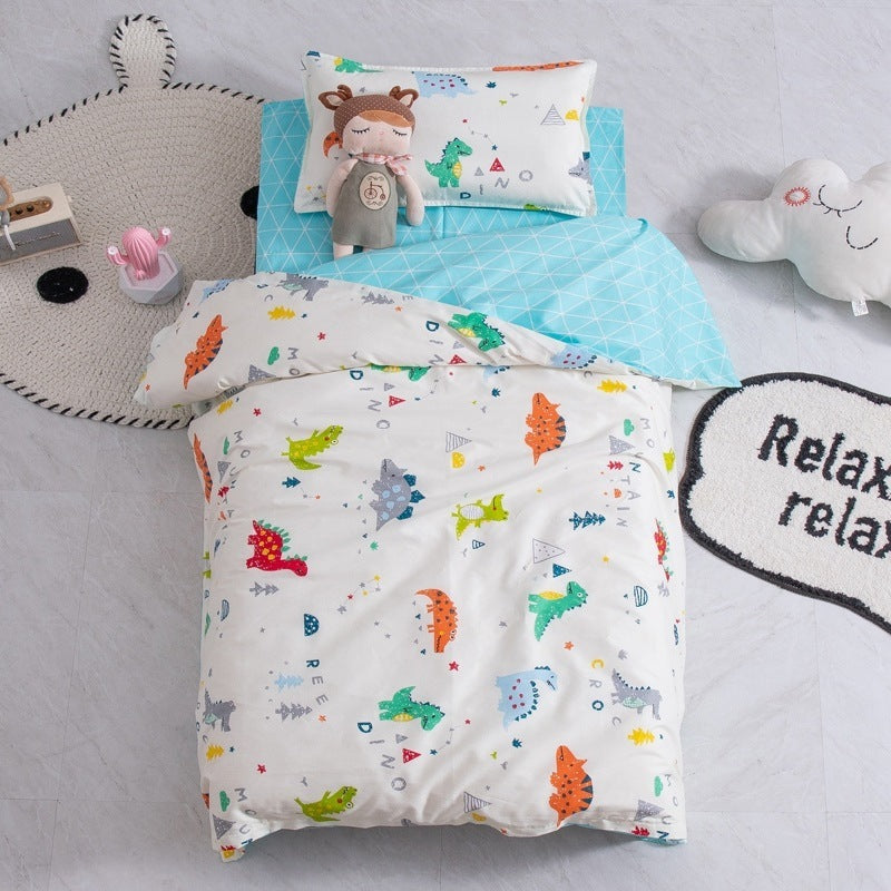 Conjunto de tres y seis piezas de algodón de la serie AB para niños de jardín de infantes