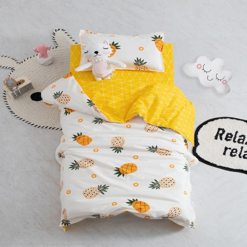 Conjunto de tres y seis piezas de algodón de la serie AB para niños de jardín de infantes
