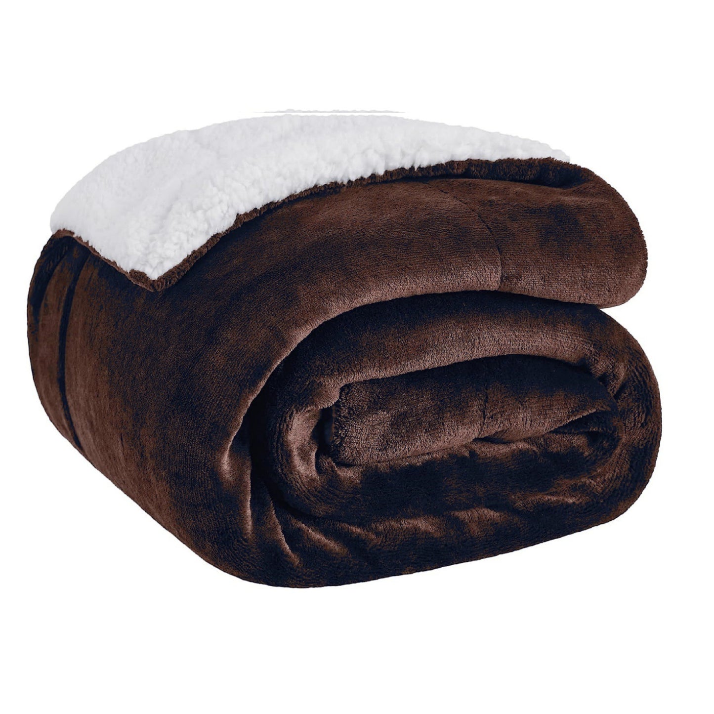 Manta de lana de cordero para cama: gruesa y cálida para el invierno, suave y afelpada tamaño king para todas las estaciones.
