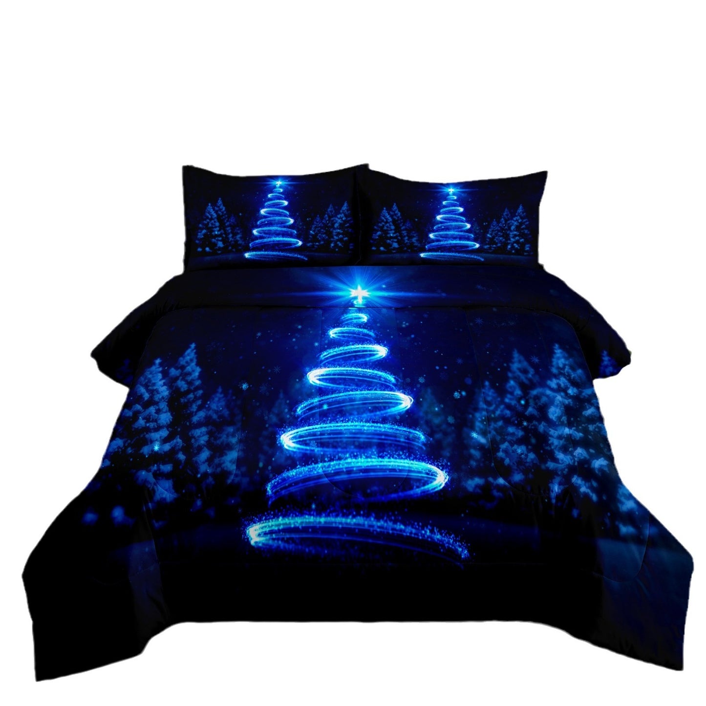 Regalo de ropa de cama sencilla con forma de muñeco de nieve