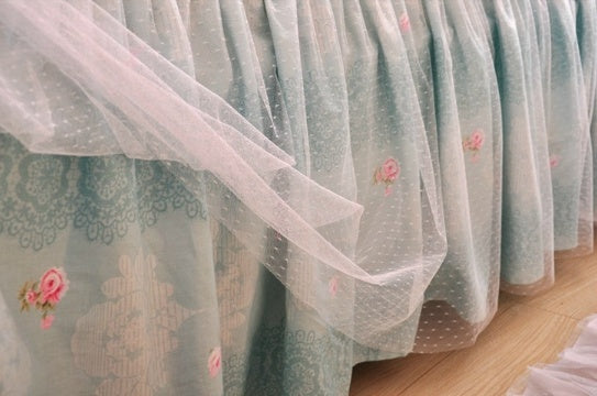 Housse de couette d'été quatre pièces en dentelle de style princesse