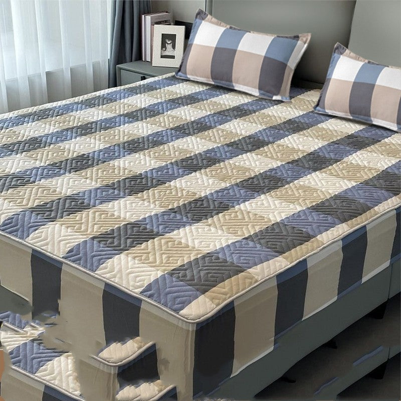 Sandwich Fitted Sheet Comes With Pillow Case Protector