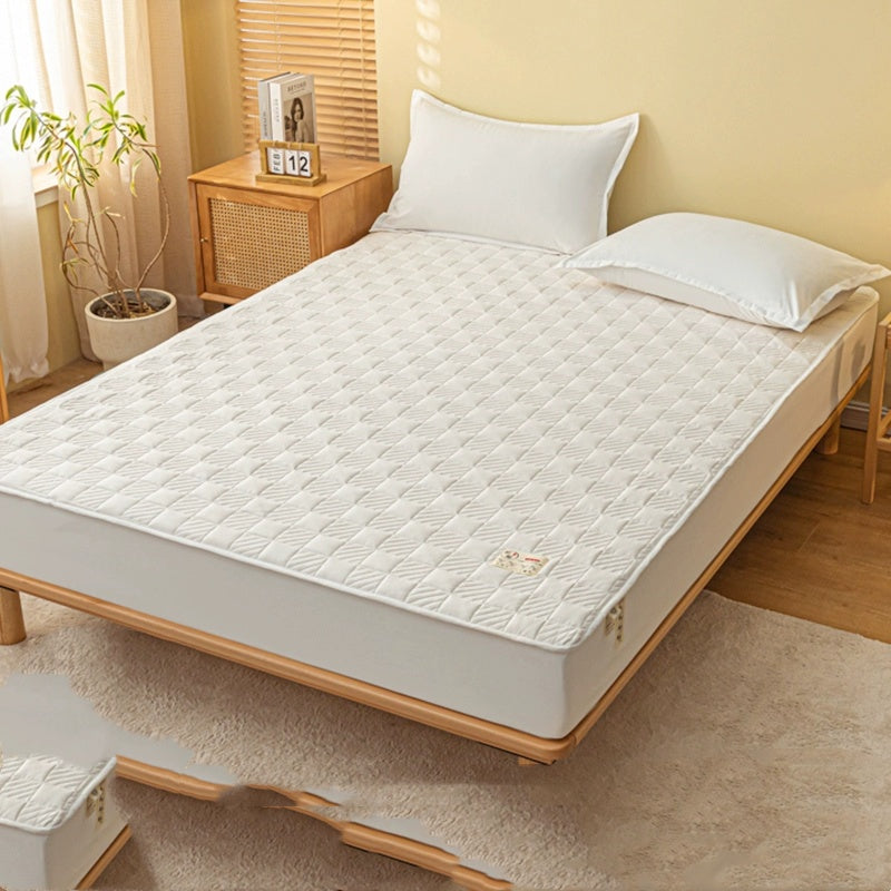 Sandwich Fitted Sheet Comes With Pillow Case Protector