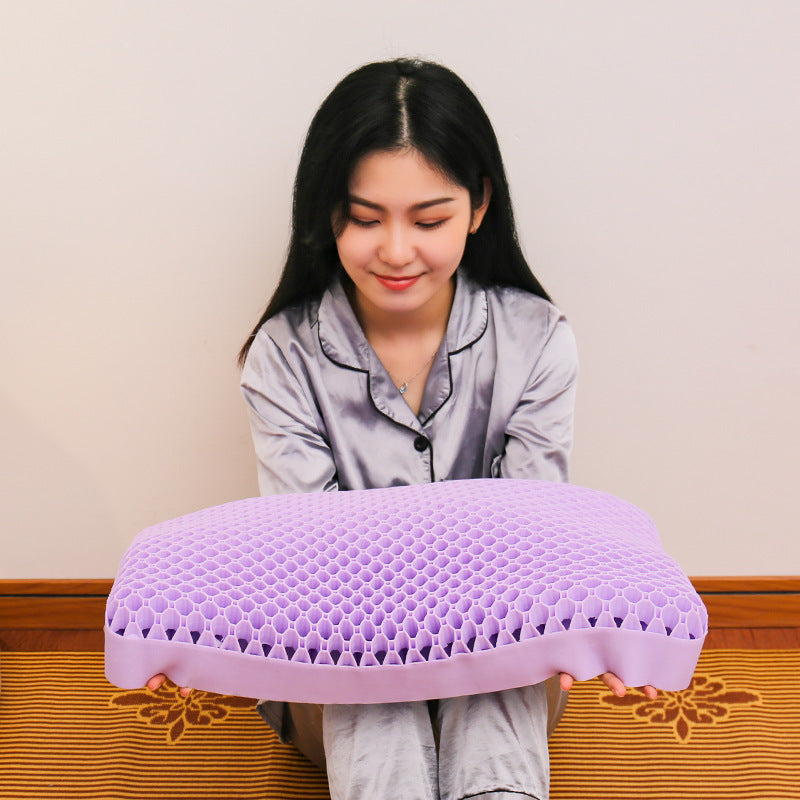 El núcleo de la almohada de pectina es transpirable para proteger la columna cervical.