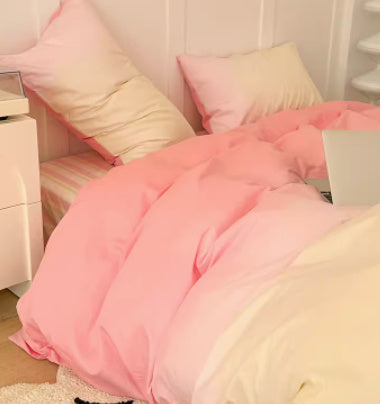 Simple Gradient Color Bed Four Sets Of Cotton Pure Cotton