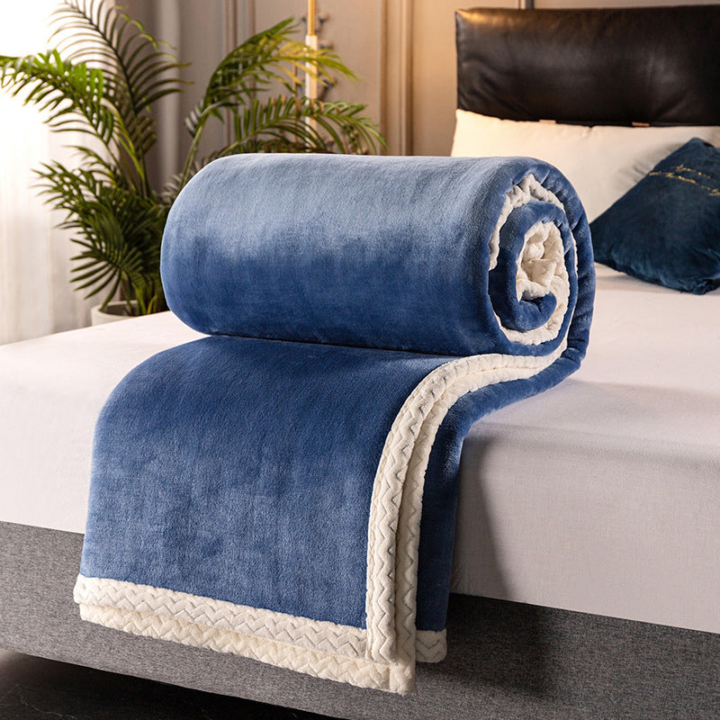 Couverture polaire double, couverture polaire, couverture polaire épaisse