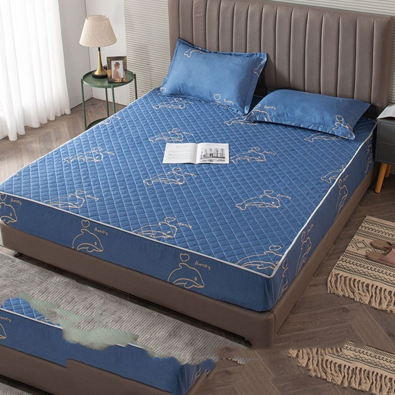 Sandwich Fitted Sheet Comes With Pillow Case Protector