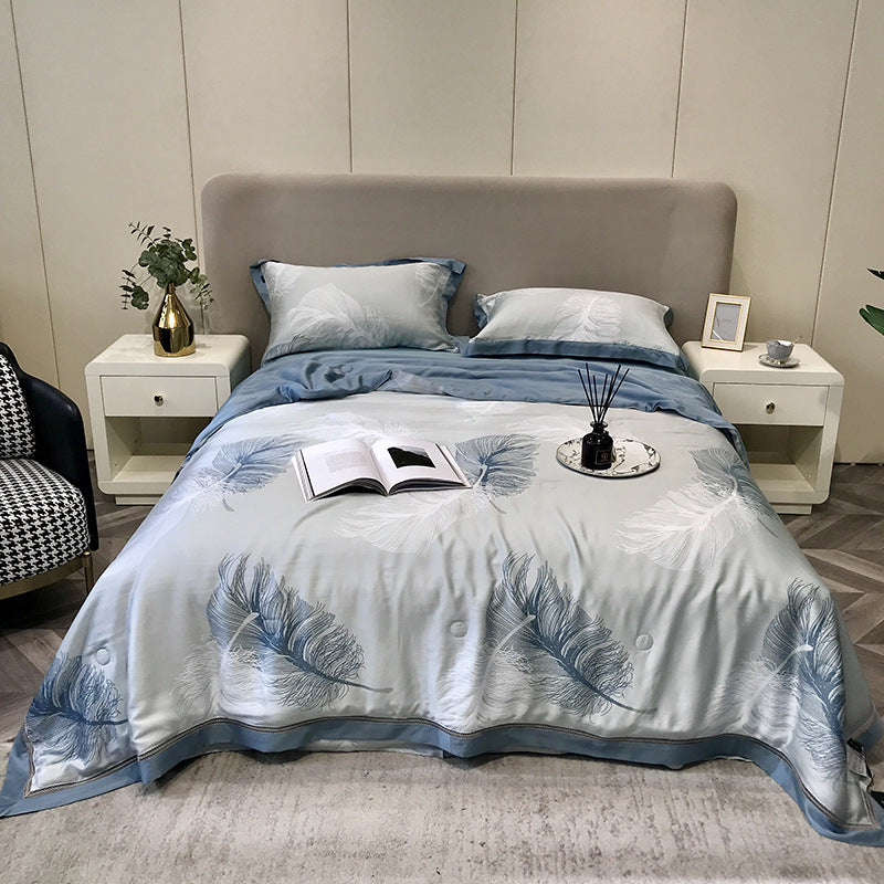 High-end Tencel Summer Cooling Duvet Four-piece Set