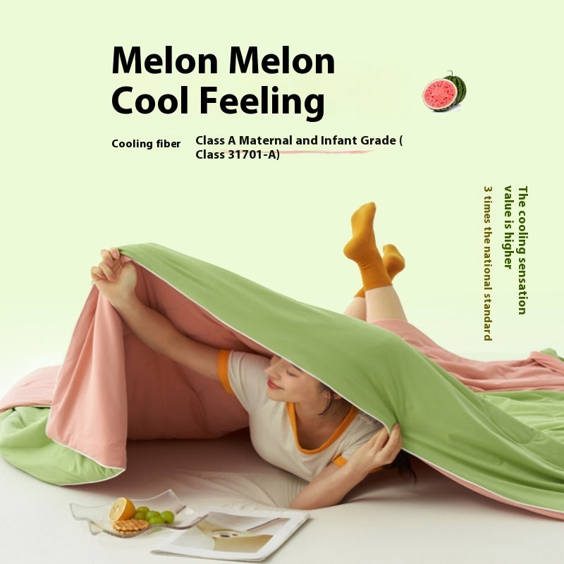 Edredón fino lavable de color sólido versión AB con sensación fresca de verano
