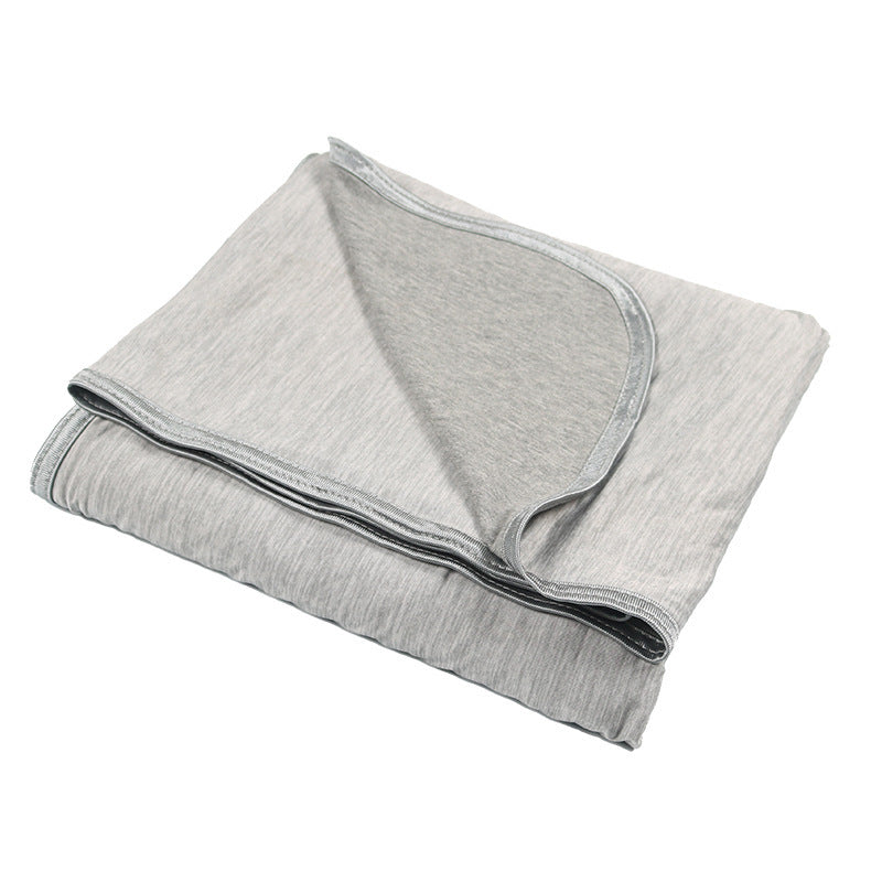 Manta de verano fina, ligera, transpirable, suave, de doble cara, mejorada y fresca.