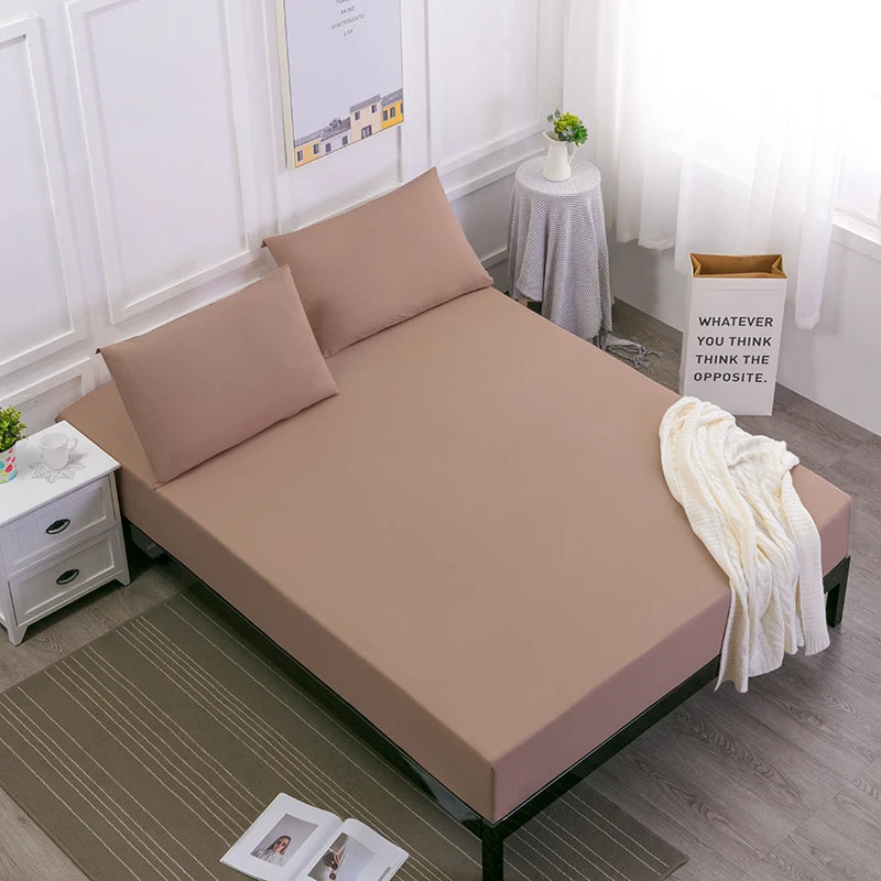 Top-Quality Cross Border Waterproof Bed Sheet Set - Solid Color Mattress Protector Cover& Diaper Isolation Single Mattress Cover