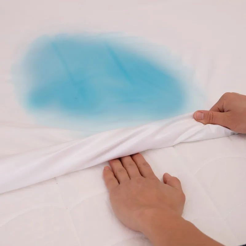 Top-Quality Cross Border Waterproof Bed Sheet Set - Solid Color Mattress Protector Cover& Diaper Isolation Single Mattress Cover