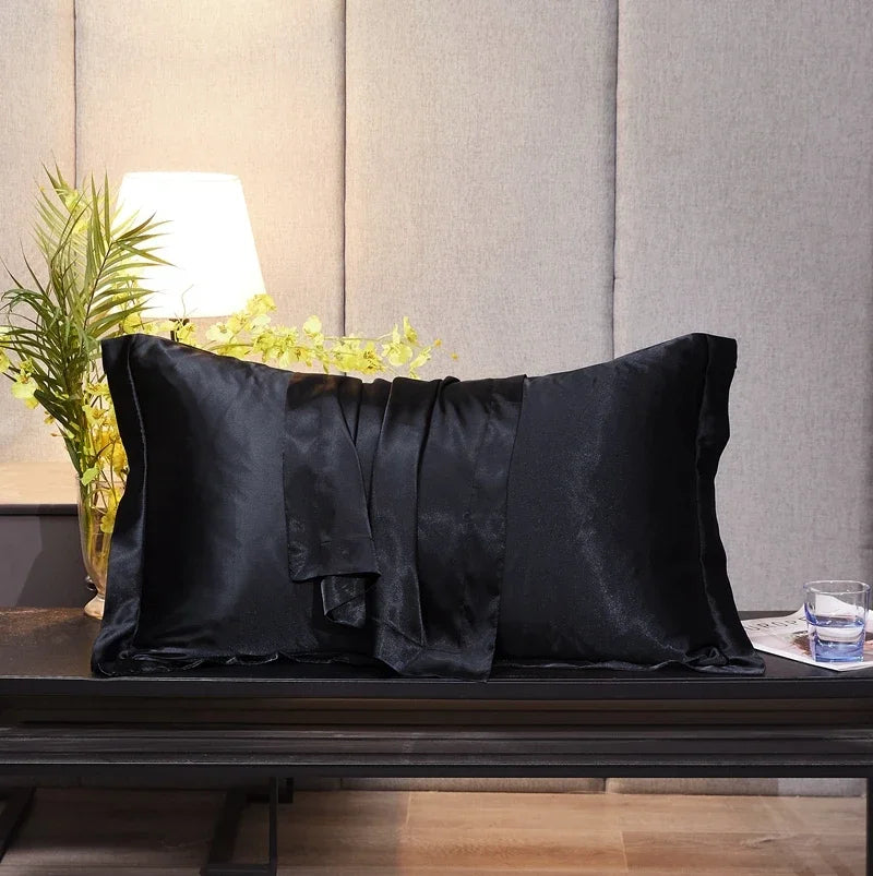 Rayon Pillowcase No Zipper Pillow Cover High-End Solid Color Cover Pillow 48x74 Pillow Case Cover
