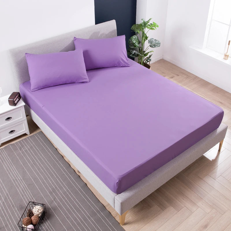 Top-Quality Cross Border Waterproof Bed Sheet Set - Solid Color Mattress Protector Cover& Diaper Isolation Single Mattress Cover