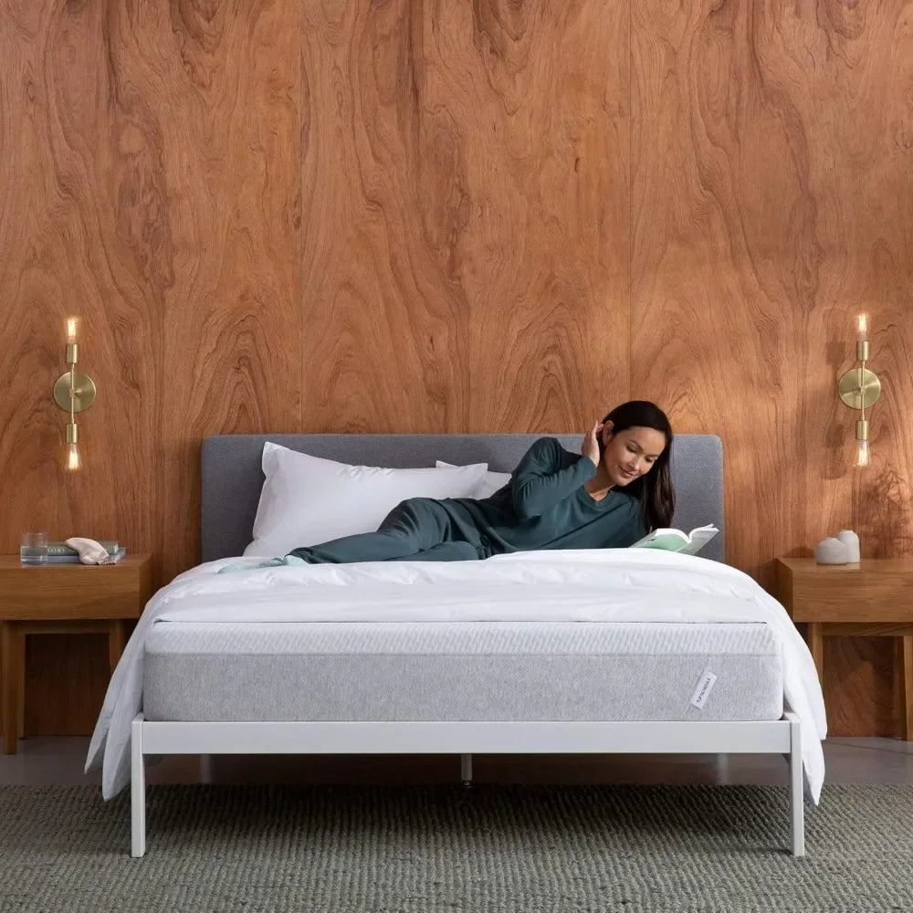 Original Queen Mattress, Firm Feel, Adaptive Foam, Pressure Relief, Supportive, Cooling White Mattres