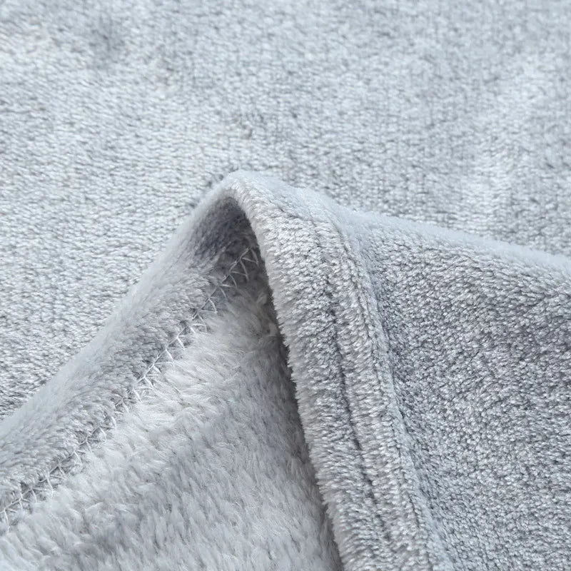 Fluffy Cloud Mink Fur Blanket Flannel Plush Comfortable Thickened and Warm Soft Sofa Throw Blanket For Air-Conditioned Room