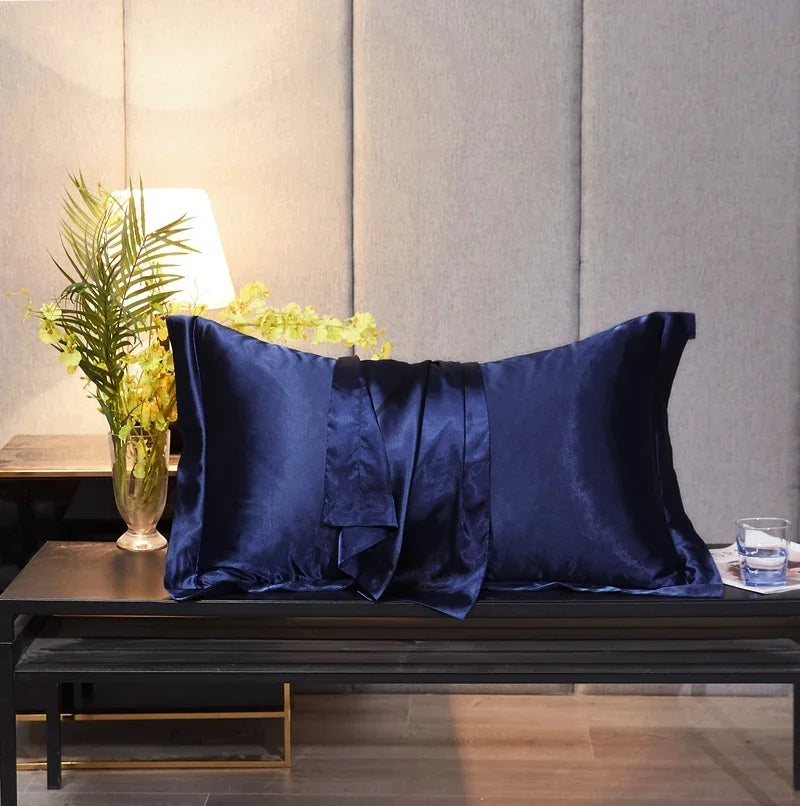Rayon Pillowcase No Zipper Pillow Cover High-End Solid Color Cover Pillow 48x74 Pillow Case Cover