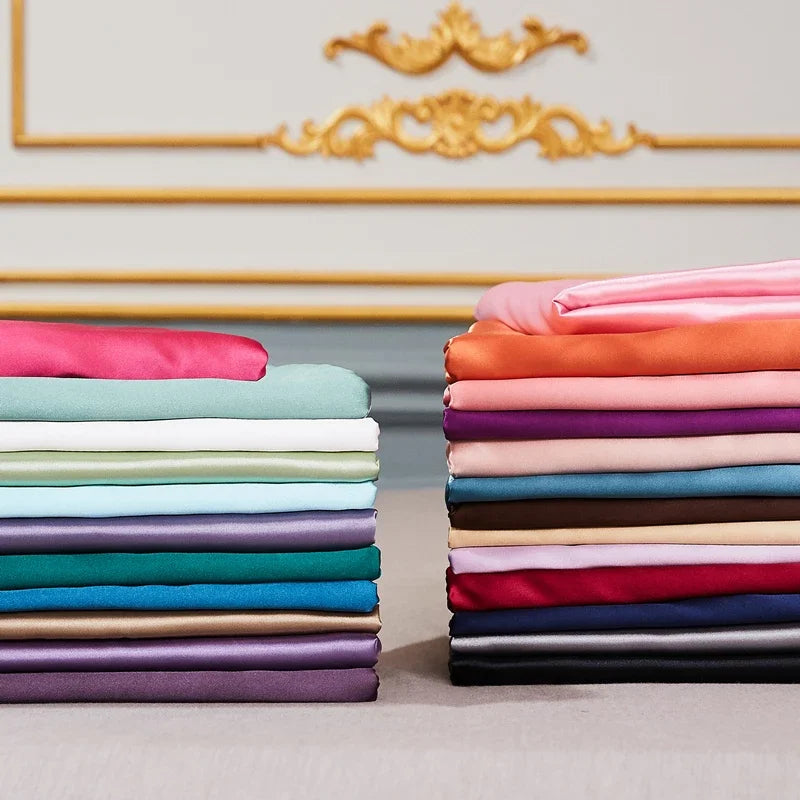 Rayon Pillowcase No Zipper Pillow Cover High-End Solid Color Cover Pillow 48x74 Pillow Case Cover