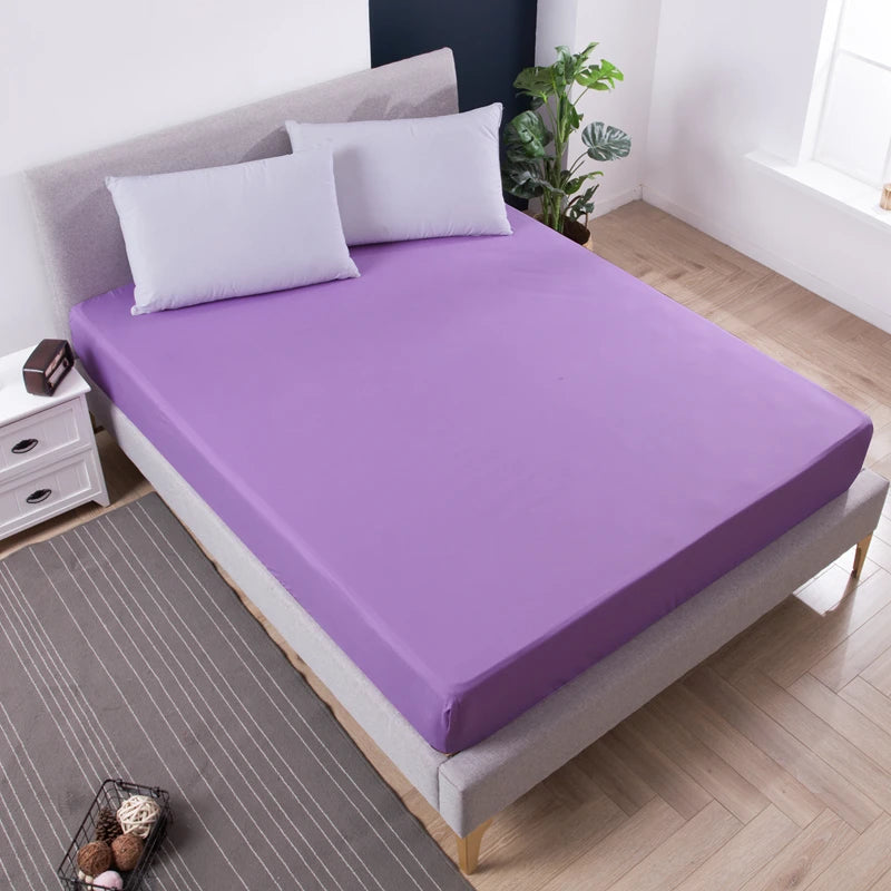 Top-Quality Cross Border Waterproof Bed Sheet Set - Solid Color Mattress Protector Cover& Diaper Isolation Single Mattress Cover