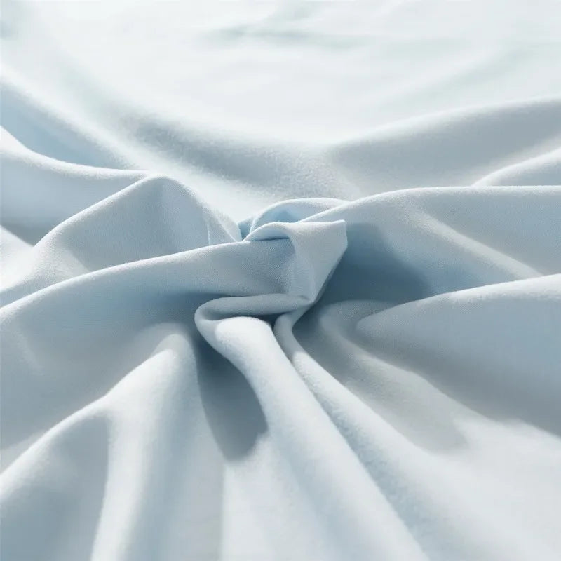 Set of 2 Polyester Solid Pillowcases, Comfortably Soft Hypoallergenic Covers for Restful Sleep,Different Color With Cheap Price