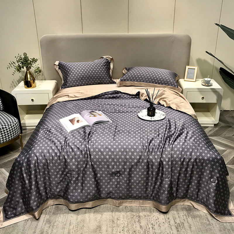 High-end Tencel Summer Cooling Duvet Four-piece Set