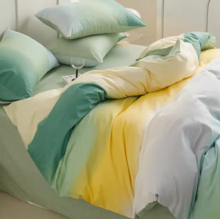 Simple Gradient Color Bed Four Sets Of Cotton Pure Cotton