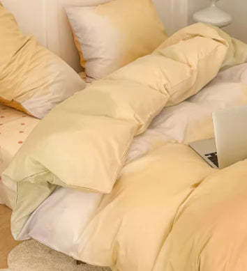Simple Gradient Color Bed Four Sets Of Cotton Pure Cotton