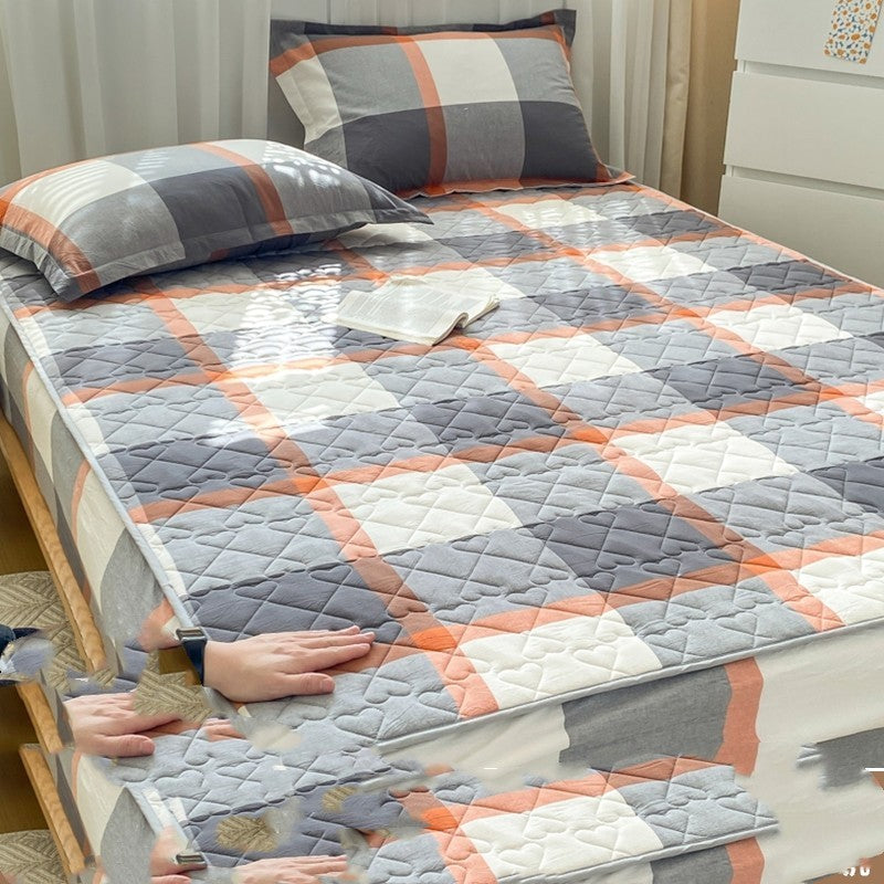 Sandwich Fitted Sheet Comes With Pillow Case Protector