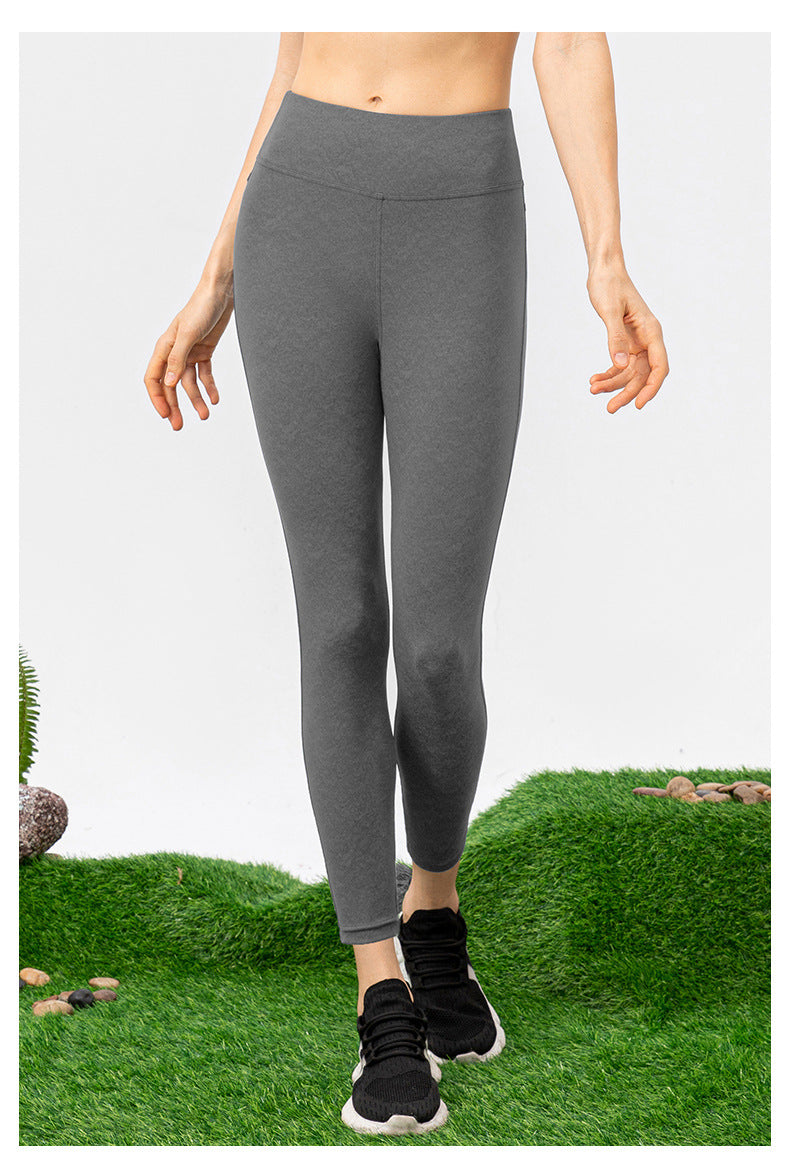 Women Denim Yoga Pants High Waist Shaping Sports Pants High Elastic Tight Running Fitness Pants
