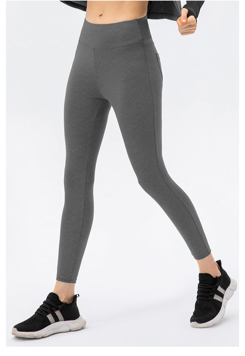 Women Denim Yoga Pants High Waist Shaping Sports Pants High Elastic Tight Running Fitness Pants