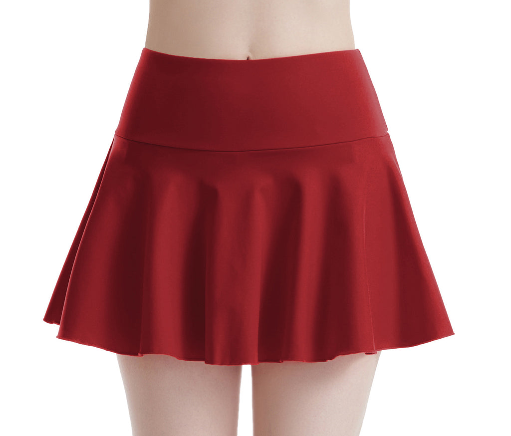 Sports Culottes Women's Pocket Nude Feel Fitness Pants Running Dancing Tennis Skirt