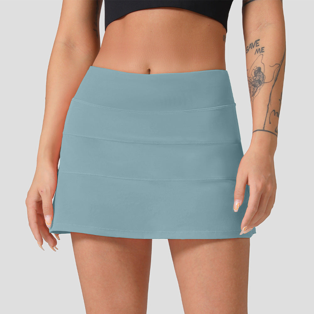Jupe de tennis plissée pour femmes, jupe de sport, de danse, de yoga, de fitness, anti-exposition
