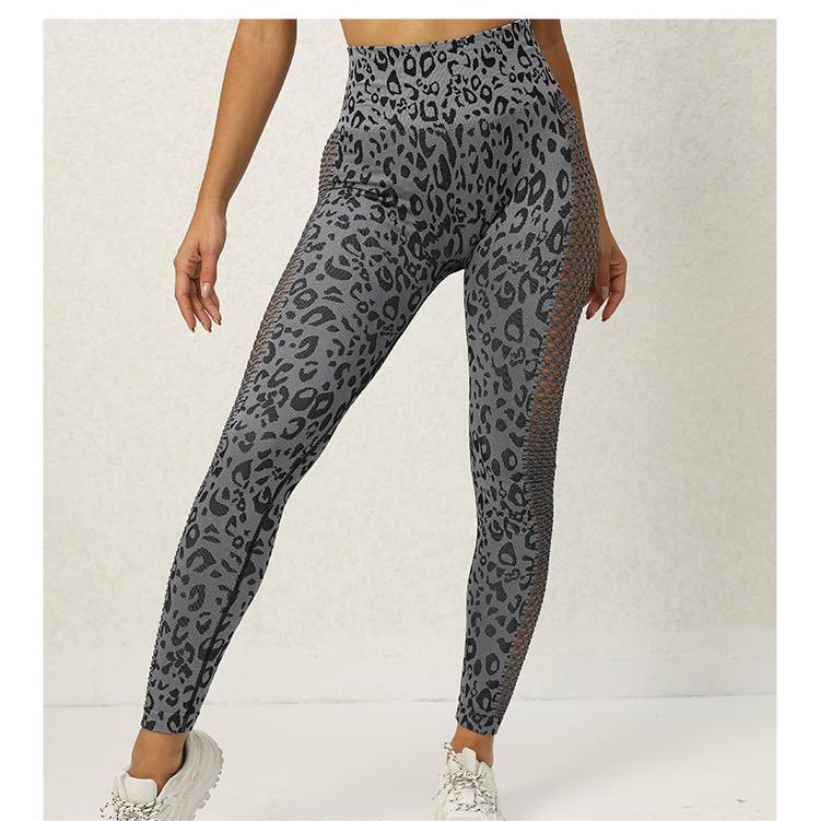 Pantalones de yoga deportivos con aberturas y cortes para mujer, cintura alta, realce de cadera, aspecto ajustado, leggings para correr y fitness