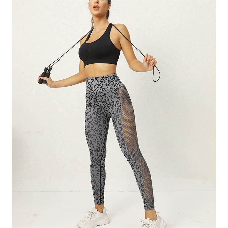 Pantalones de yoga deportivos con aberturas y cortes para mujer, cintura alta, realce de cadera, aspecto ajustado, leggings para correr y fitness