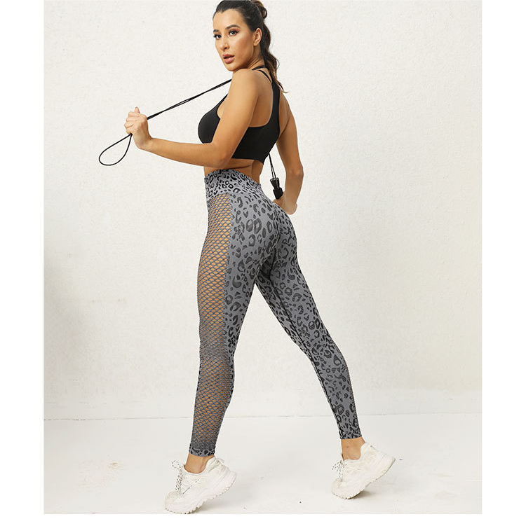 Pantalones de yoga deportivos con aberturas y cortes para mujer, cintura alta, realce de cadera, aspecto ajustado, leggings para correr y fitness