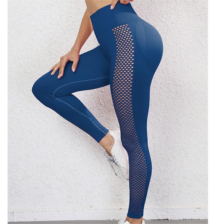 Pantalones de yoga con cortes ahuecados para mujer, ropa de entrenamiento, leggings deportivos de cintura alta con realce de cadera, pantalones de entrenamiento, ropa de yoga sin costuras