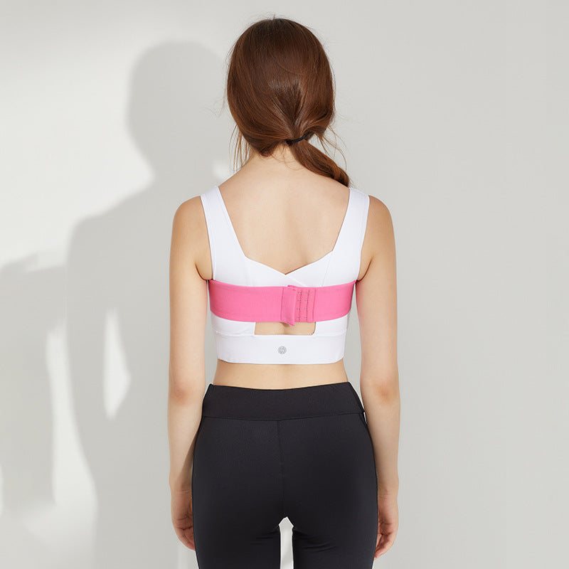 Women Sports Chest Strap Running Fitness Chest Protection Breasted Four Seasons Yoga Stretch Corset Band Chest Strap