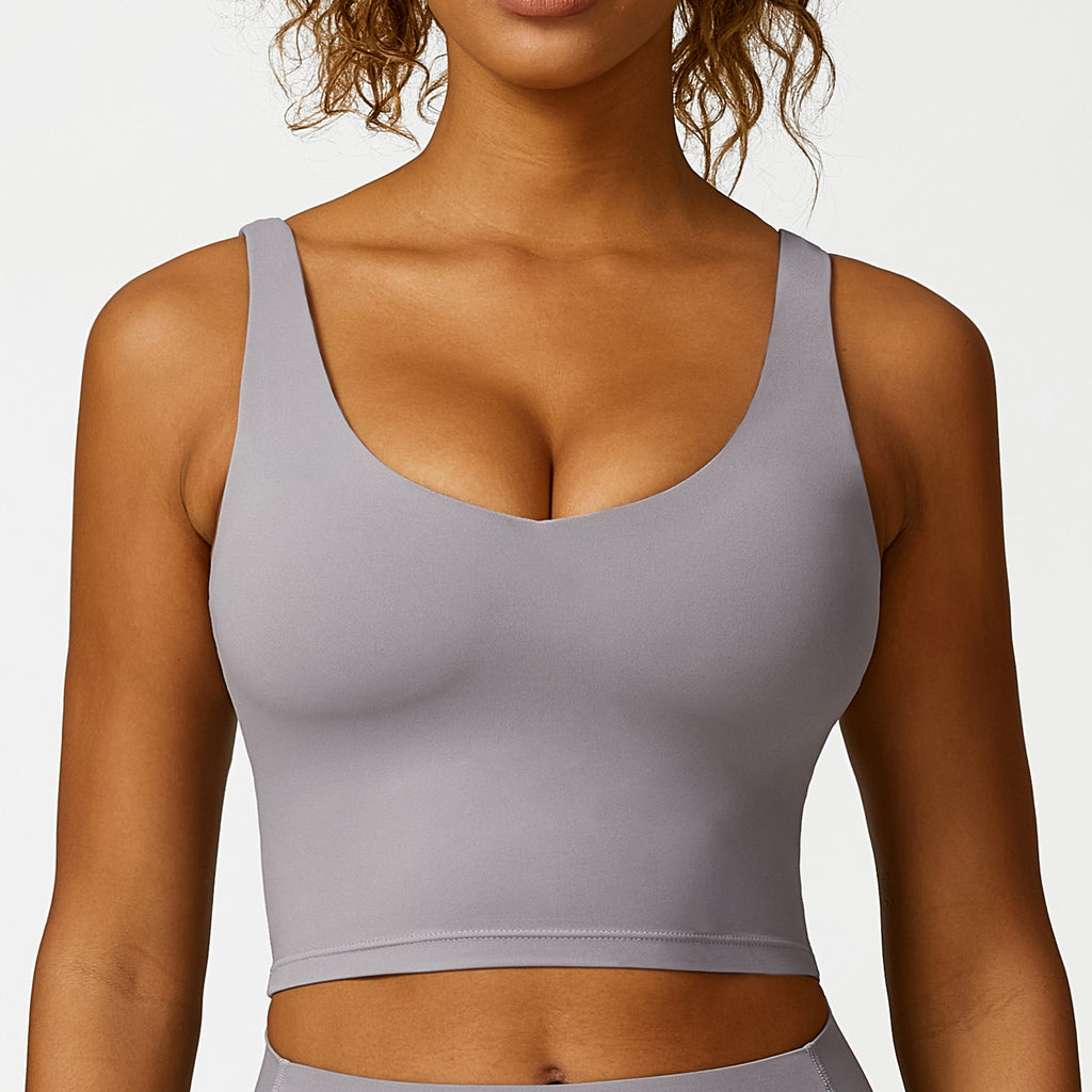 Vest Sports Bra Simple U Shaped Yoga Underwear Workout Clothes Running Yoga Sets