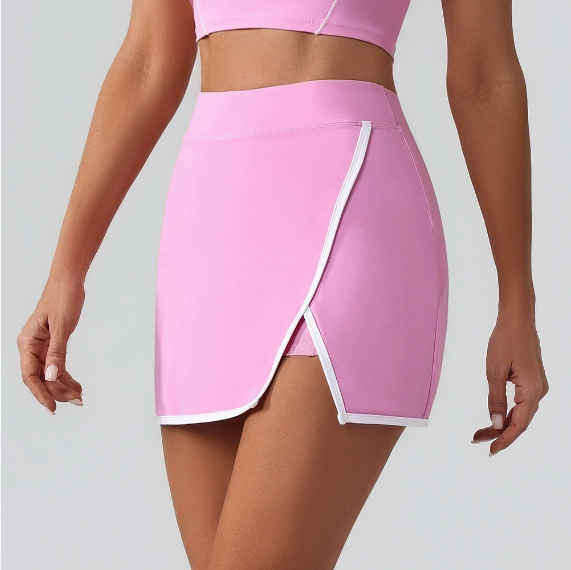 Jupes de yoga taille haute, mini-culottes respirantes, pour course à pied, fitness, tennis, sport, anti-exposition