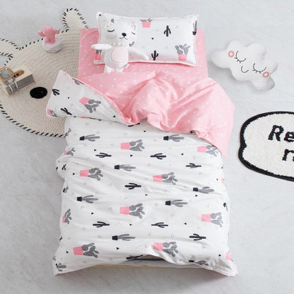 Conjunto de tres y seis piezas de algodón de la serie AB para niños de jardín de infantes