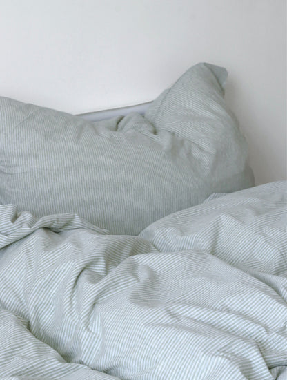 Juego de cama de cuatro piezas de algodón Tianzhu de punto, suave, sin estampado y agradable para la piel, para dormir desnudo
