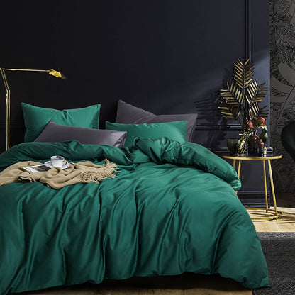 Juego de funda de cama de algodón egipcio de lujo
