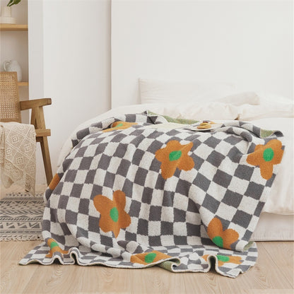 Office Nap Knitted Half Velvet Leisure Blanket