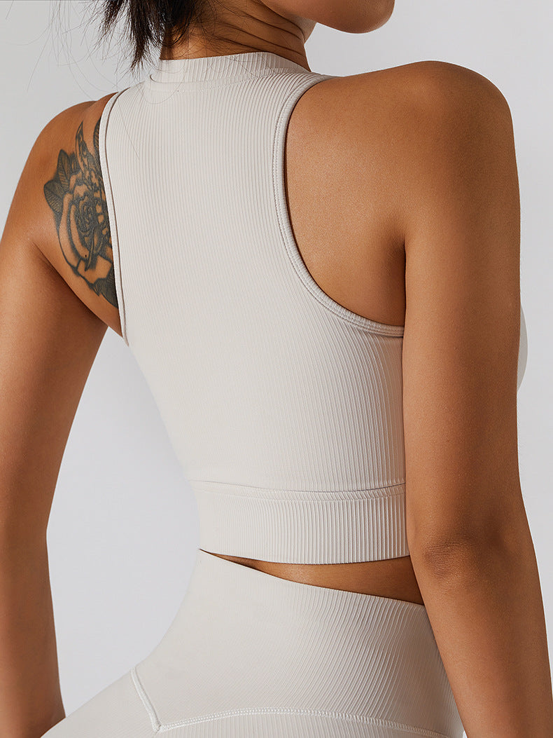 High-Strength Sports Underwear Bra Shockproof Yoga Workout Bra Vest Running Yoga Clothes