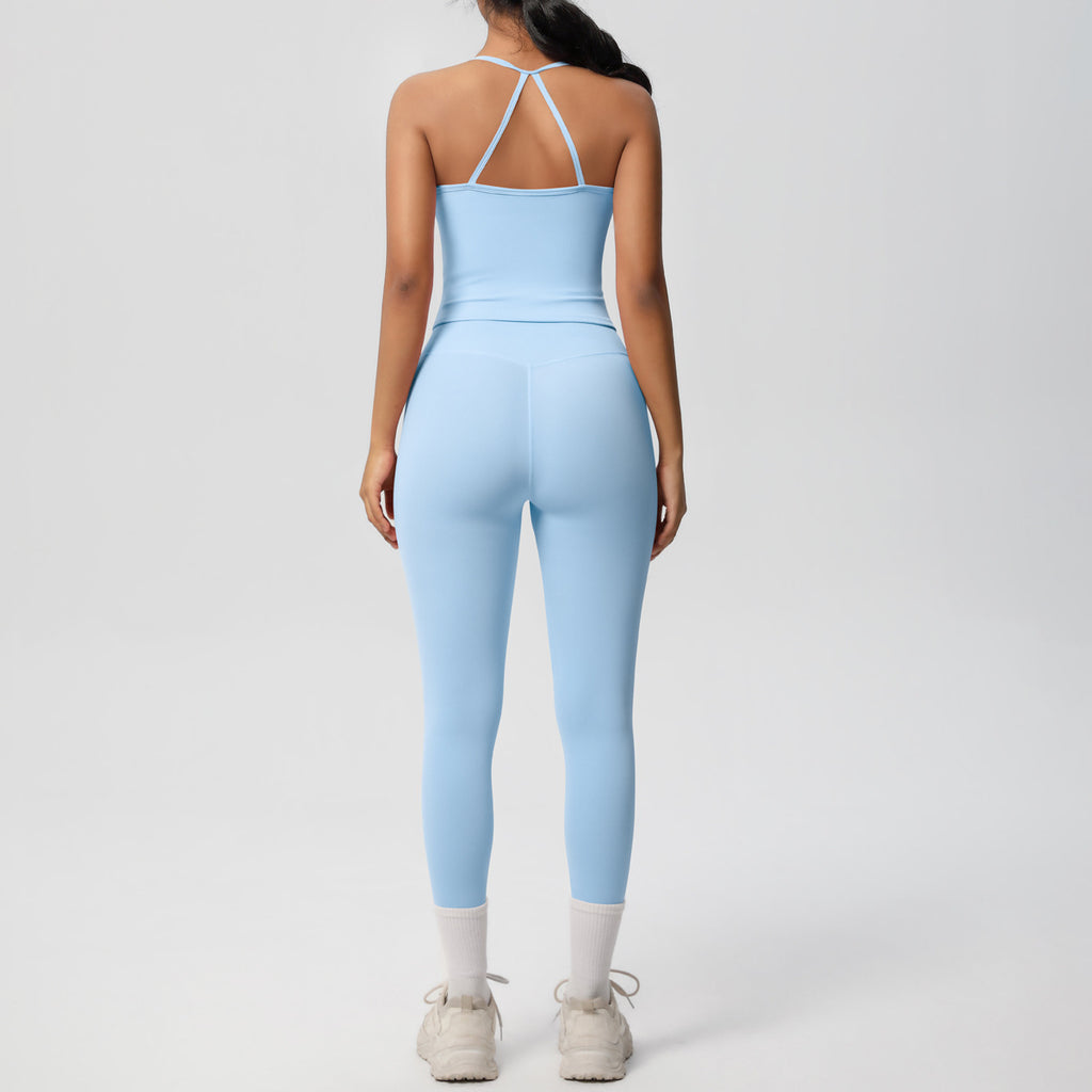 Pantalon de fitness taille haute pour femme, effet chair, effet gainant, pour le ventre, le sport, le yoga