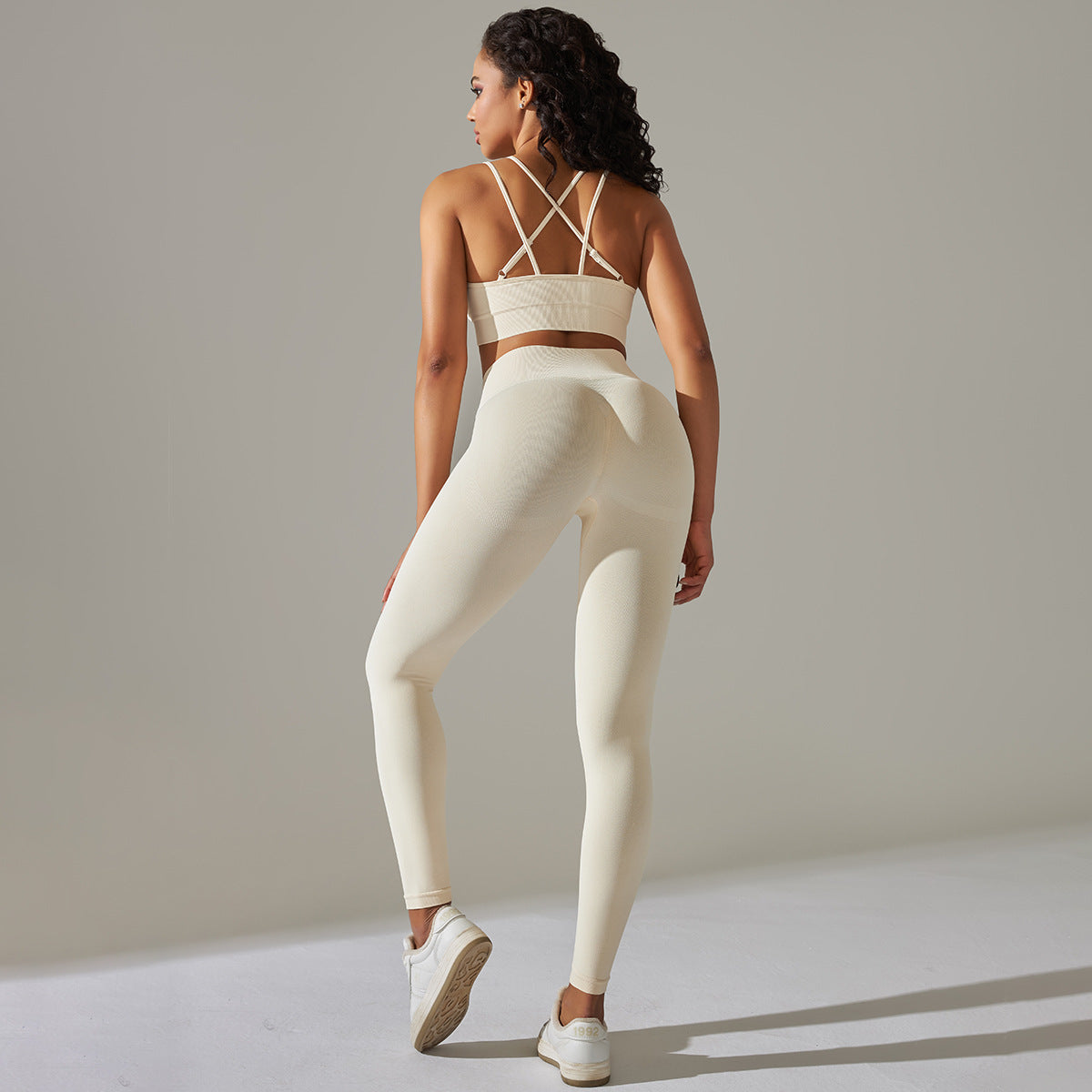 Sujetador deportivo para espalda, moldeador abdominal, cintura alta, mallas de levantamiento de cadera, ropa de yoga, leggings saludables
