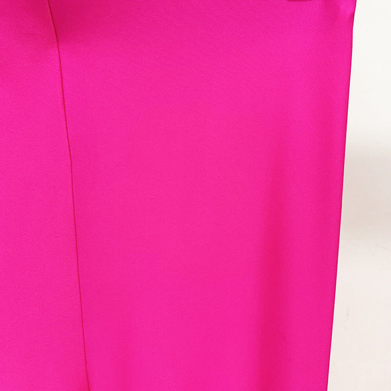 Star Rose Pink Series Stretch Slim Fit Stockings Leggings Fluorescent Powder